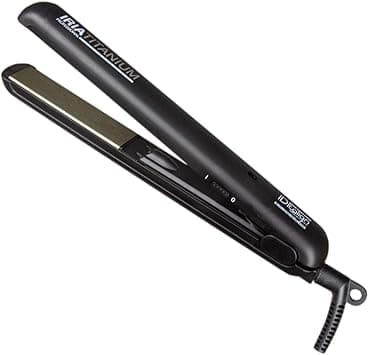Italian Design Hair Straightener, Iria Titanium,Black on Amazon.ae - Price Tracker