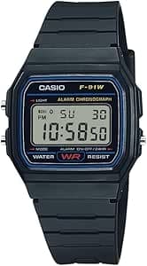 Casio F91W Series | Digital Watch | Water Resistant | LED Light | 1/100 SEC Stopwatch | Regular Time Keeping (HR, Min, SEC, PM, Date, Day) | Daily Alarm | Lightweight | 7 Year Battery on Amazon.ae - Price Tracker