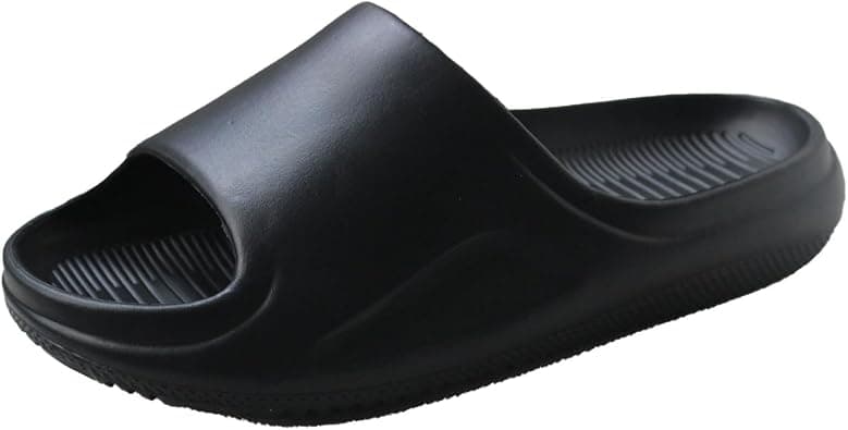 Cloud Slides for Men, Thick Sole Cushion for Comfort, Non-Slip EVA House Slippers for Indoor & Outdoor, Waterproof Shower Slipper on Amazon.ae - Price Tracker