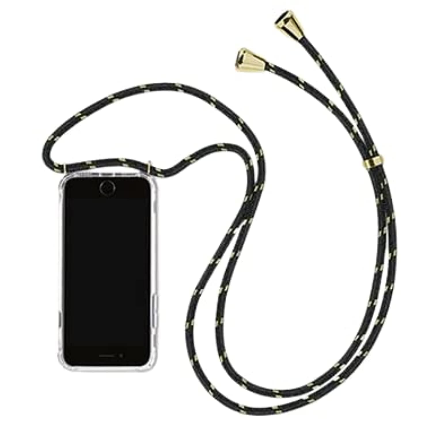 iPhone 13 Pro Max Black and Gold Crossbody Case Cell Phone Lanyard for around the shoulder, Phone Safety Adjustable Phone Strap, Best Smartphones Lanyard with Full Coverage Case (iPhone 13 Pro Max) on Amazon.ae - Price Tracker