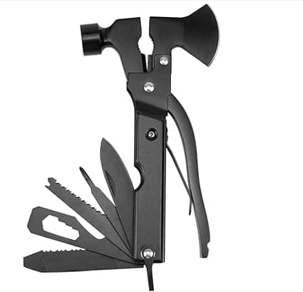 YiYun 14 in 1 Multi Tool Survival Gear Hammer With Axe Military Grade Tactical Camping Accessories For Men, Father, Dad and Husband on Amazon.ae - Price Tracker