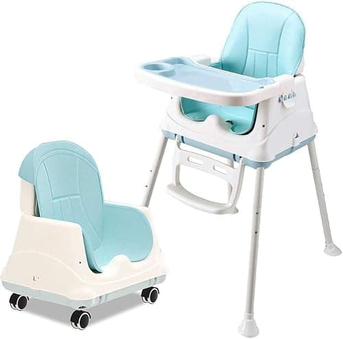 Babyclub Baby High Chair, Baby Feeding Chair Toddler Chair ,Snack High Chair Seat for baby (Blue) on Amazon.ae - Price Tracker