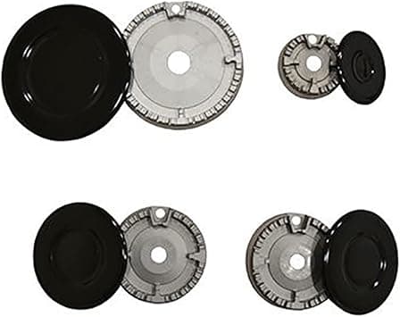 Universal Cooker Hat Set Oven Gas Hob Burner Crown Flame Cap Cover for Kitchen Fit to Most Stove Handles Lid Kit Quality Metal Accessories on Amazon.ae - Price Tracker