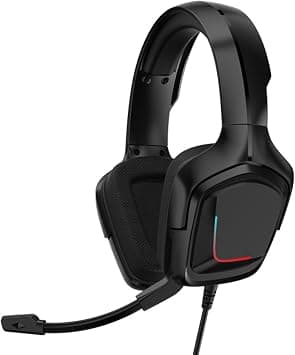 Wired RGB Gaming Headset with Microphones - WEETOTUNG Wired Headphones for Gaming Denoising - for XBOX PlayStation and PC Games on Amazon.ae - Price Tracker