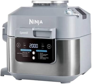 Ninja ON400DE fryer Single 5.7 L Stand-alone 1760 W Hot air fryer Grey على Amazon.ae - متتبع الأسعار
