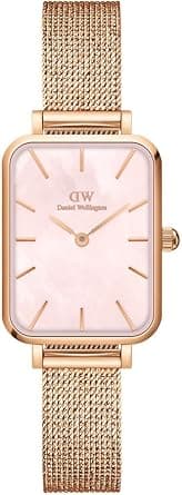 Daniel Wellington Quadro Watch Rose Gold Stainless Steel (316L) - Best Deal Finder