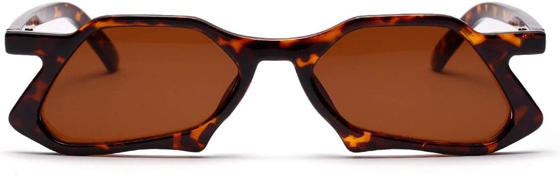 Polygonal Straightforwardly Irregular Shape Sunglasses UV Protection Personality Style Sunglasses for Women (Color : E) on Amazon.ae - Price Tracker