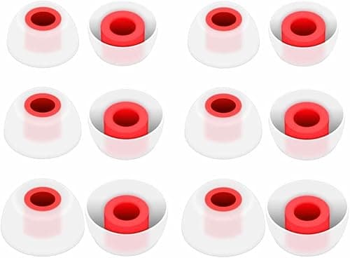 JNSA Replacement Ear Tips Compatible with Soundcore by Anker Liberty 4/3 Pro/Sport X10 /Air 2 Pro/P3i, Silicone Eartips 6 Pairs, White on Amazon.ae - Price Tracker