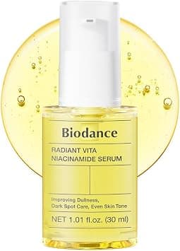 BIODANCE Radiant Vita Niacinamide Serum, for Even Tone Dark Spot Care with Vitamin C, Hydrating for Sensitive Skin, Filter Glow Serum, Korean Skincare, Ramadan Gift | 1.01 floz x 1 ea on Amazon.ae - Price Tracker