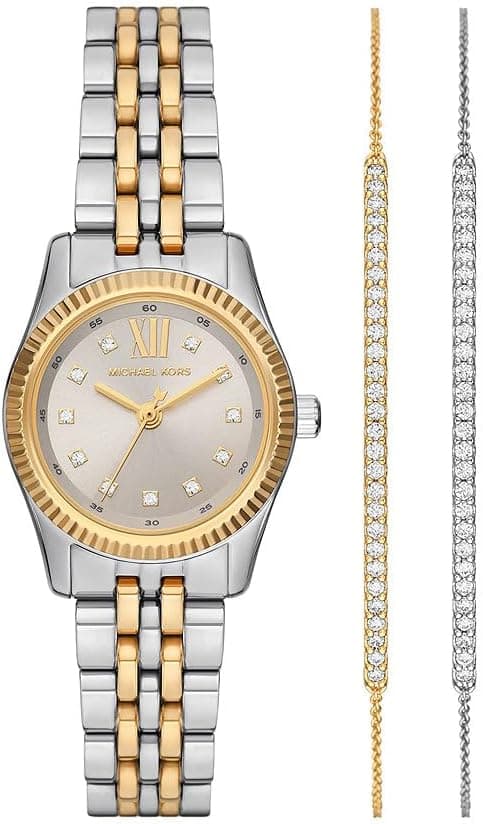 Michael Kors Lexington Watch for Women, 26mm Quartz Three Hand Movement with Stainless Steel Strap on Amazon.ae - Price Tracker