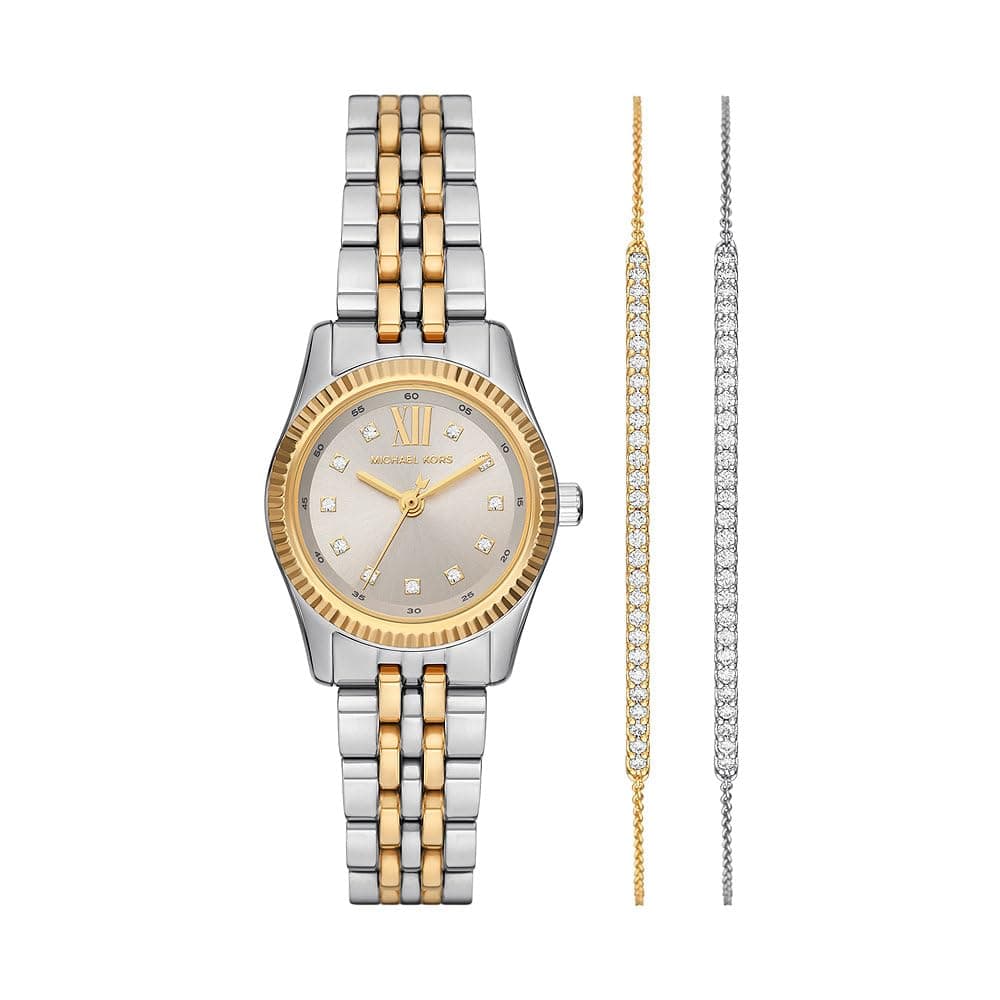 Michael Kors Lexington Watch for Women, 26mm Quartz Three Hand Movement with Stainless Steel Strap on Amazon.ae - Price Tracker