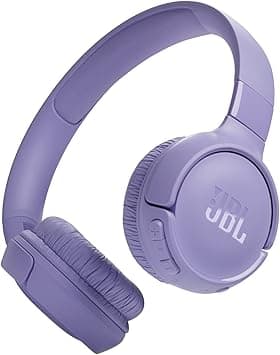 JBL Tune 520BT Wireless On-Ear Headphones, Pure Bass Sound, 57H Battery with Speed Charge, Hands-Free Call + Voice Aware, Multi-Point Connection, Lightweight and Foldable - Purple, JBLT520BTPUREU - Amazon.ae Price Tracker