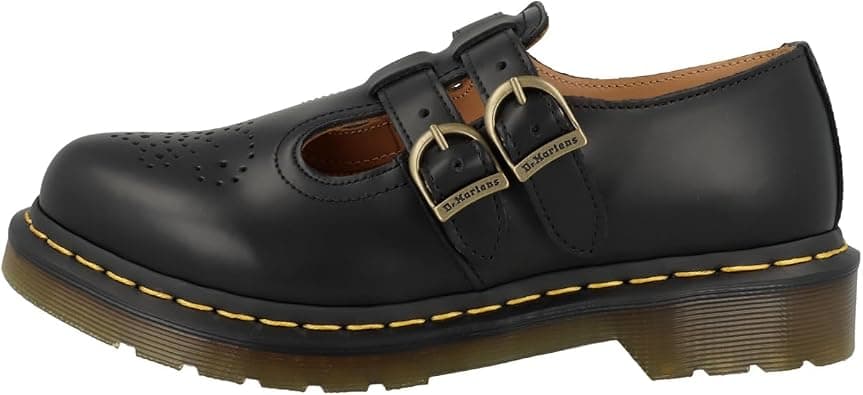 حذاء Dr Martens نسائي 8065 Mary Jane بإبزيم جلد أسود-7 على أمازون - دليلك لأفضل العروض