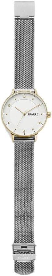 Skagen Women's Riis Three-Hand, 36Mm Case Size, Stainless Steel Watch With Stainless Steel Mesh Strap, Silver, 36 Mm, Bracelet on Amazon.ae - Price Tracker