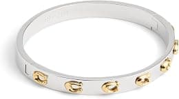 Coach Pegged C Logo Hinged Bangle Bracelet - Best Deal Finder