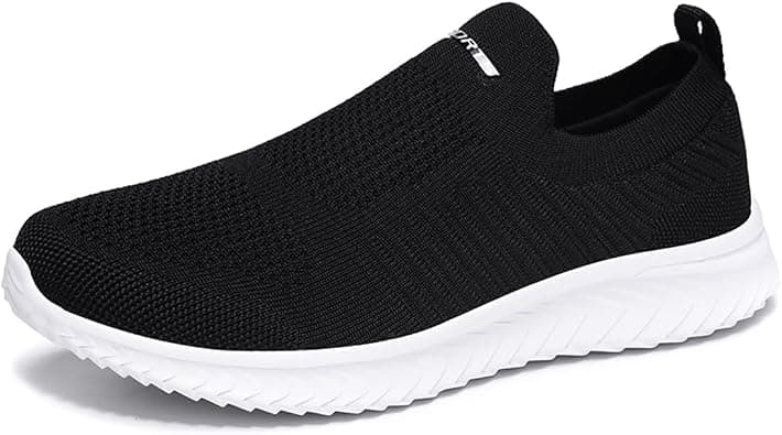 Men's Slip On Walking Shoes Women's Athletic Mesh Sneakers Casual Loafer Breathable Sports Shoes Low-Top Road Running Shoes Comfortable Lightweight on Amazon.ae - Price Tracker