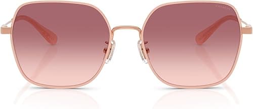 Coach Women's HC7180D Square Sunglasses, Shiny Rose Gold/Milky/Violet Pink Gradient, 57 mm on Amazon.ae - Price Tracker