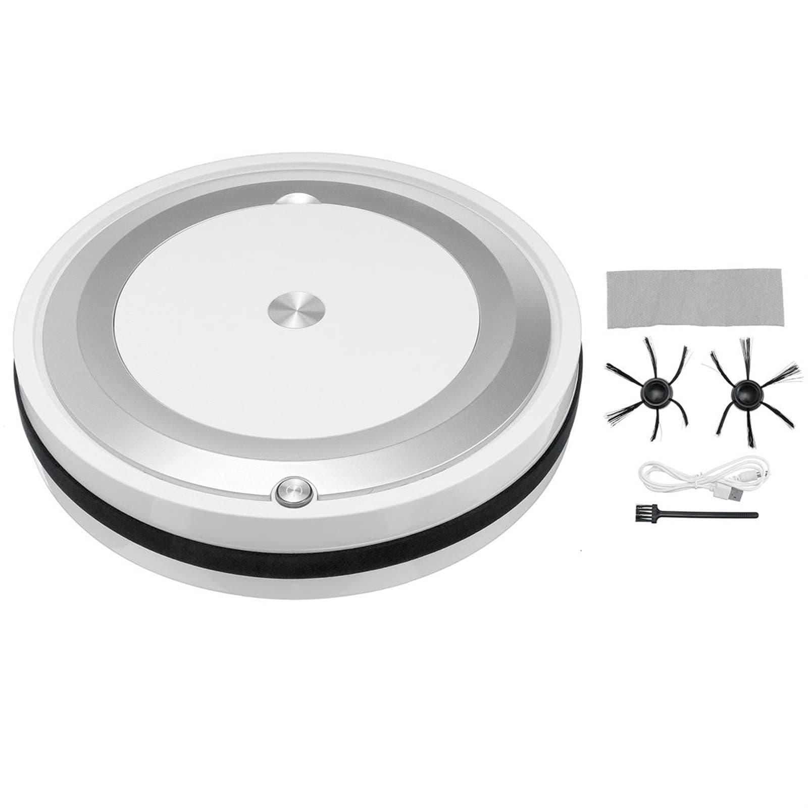 UGFVGYTG Robot Timer Robot Vacuum Cleaner Mobile Phone Remote Control Smart Vacuum Cleaner Dry Wet Dual Purpose Vacuum Cleaner Sweeper(Silver) on Amazon.ae - Price Tracker