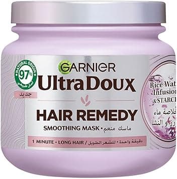 Garnier Ultra Doux Rice Water Moisturising Hair Remedy Mask for Dehydrated Hair 340ml on Amazon.ae - Price Tracker