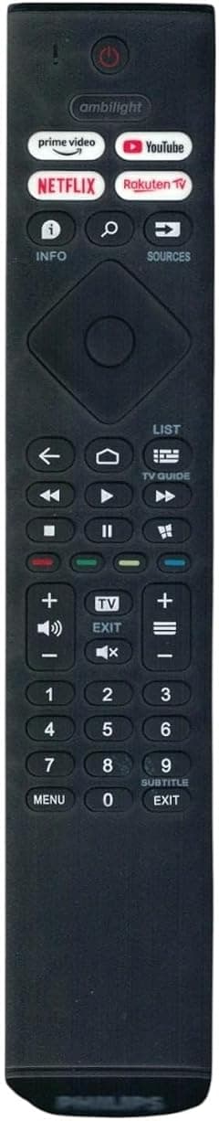 BURAQ 398GR10BEPHN0042BC BRC0984502/01 Replacement Remote Control for Philips Smart TV with Netflix YouTube Prime Video Button - Amazon.ae Price Tracker