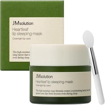 JMsolution Heartleaf Lip Sleeping Mask – Overnight Repair Lip Balm with Houttuynia Cordata & Shea Butter – Soothing & Hydrating Care for Dry, Chapped, and Sensitive Lips (20g / 0.70 oz) - Best Deal Finder