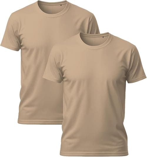 Heavy T-shirt From Cottonia, Premium Quality, Compact Cotton, Nano Technology for Men,220GSM على Amazon.ae - متتبع الأسعار
