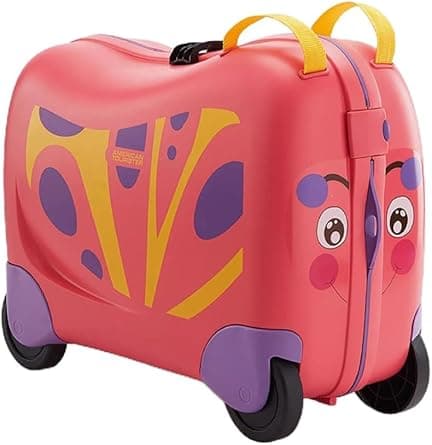 American Tourister SC Skittlenxt Suitcase Cabin Size, Hard Top, Polypropylene, Pink|28L Capacity|2 Side Locks / 2-Wheel Roller|Cross Ribbons - 3 Years Global Warranty on Amazon.ae - Price Tracker