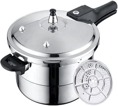 11L Induction Base Aluminium Alloy Pressure Cooker with Lid, Handle & Safety Valve Non-Stick Cooker, Multifunctional Pressure Cooker, Cake Maker, Steam Cooker (PC-PC28 (11L)) on Amazon.ae - Price Tracker