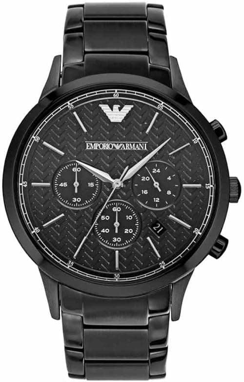 Emporio Armani Men's Chronograph, Stainless Steel Watch, 43mm case size on Amazon.ae - Price Tracker