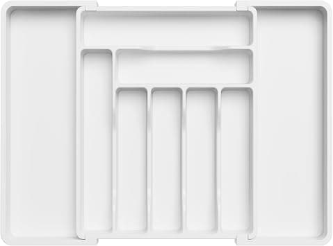 Lifewit Cutlery Tray for Drawers, Adjustable Cutlery Holder, Plastic على Amazon.ae - متتبع الأسعار