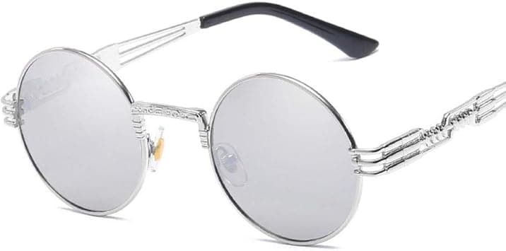 Men Women Retro Classic Circle Spring Steampunk Round Sunglasses Eyewear Uv400 on Amazon.ae - Price Tracker
