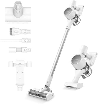 Dreame t10 cordless vacuum cleaner with 60 mins duration time, 20kpa powerful suction vacuum cleaner, 8-layer noise reduction (Renewed) على Amazon.ae - متتبع الأسعار