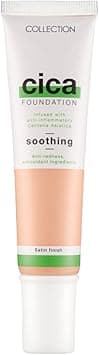 Collection Cosmetics Hydrating Medium Coverage Cica Foundation Infused with Anti-Redness, Vegan Foundation, 30ml, Biscuit on Amazon.ae - Price Tracker