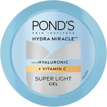 Ponds Hydra Miracle Super Light Gel with Hyaluronic Acid & Vitamin C - 200g - دليلك لأفضل العروض