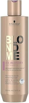 Schwarzkopf Professional BLONDME All Blondes Light Shampoo For Colored Lighthened Bleached Hair 3D Bond Creation System Mulberry Silk Extract Nourishing Softening Shining 300 ml on Amazon.ae - Price Tracker