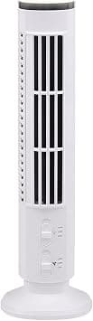 Silent Tower Fan, Portable USB Desk Fan with Light, 3 Modes for Bedroom على Amazon.ae - متتبع الأسعار