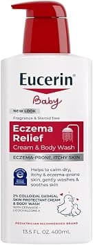 Eucerin Baby Eczema Relief Cream And Body Wash 400ml on Amazon.ae - Price Tracker