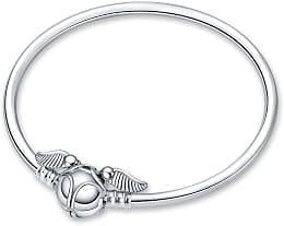 LIGHTDOG Charm Bracelet for Pandora Charms 925 Sterling Silver Snake Chain Bracelet Fit Any Charm Gift for Women - Best Deal Finder