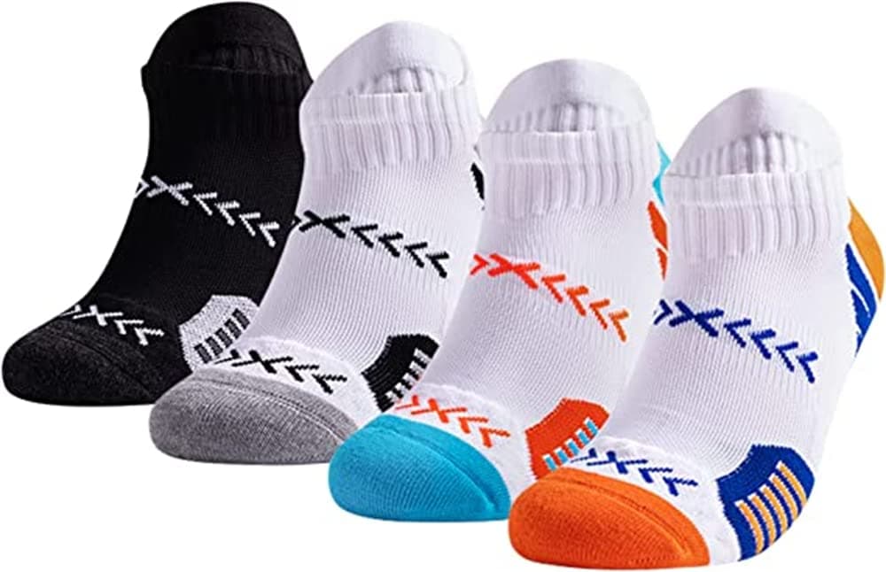 SYOSI Ankle Compression Sock for Men and Women, Low Cut Compression Running Sock with Ankle Support, Ventilating Breathable Comfort Fit Performance No-show Socks (4 Pairs, L Size) on Amazon.ae - Price Tracker