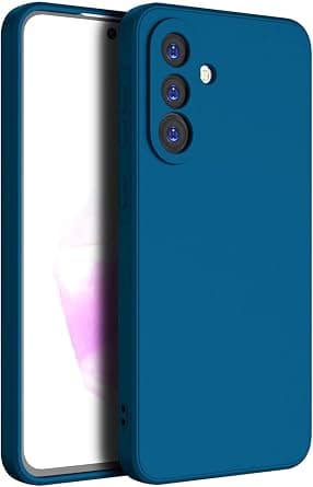 Case For Samsung Galaxy A17 Cover Blue Slim Fit Soft Back Tpu Flexible Silicone Matte By Emodil ® (Blue) على Amazon.ae - متتبع الأسعار