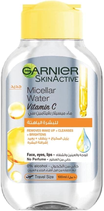 Garnier Skin Active Micellar Cleansing Water Vitamin C 100ml on Amazon.ae - Price Tracker
