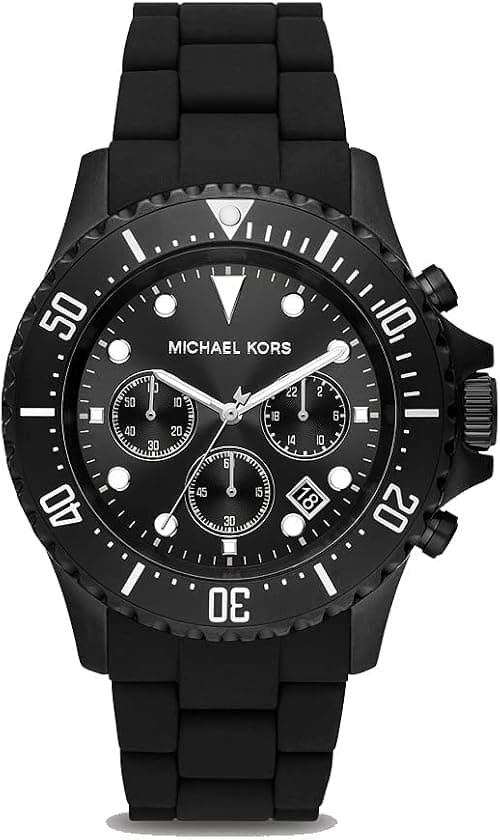 MICHAEL KORS EVEREST QUARTZ/CHRONO STAINLESS STEEL BLACK CASE MIXED BAND MENS WATCH - MK8980 on Amazon.ae - Price Tracker