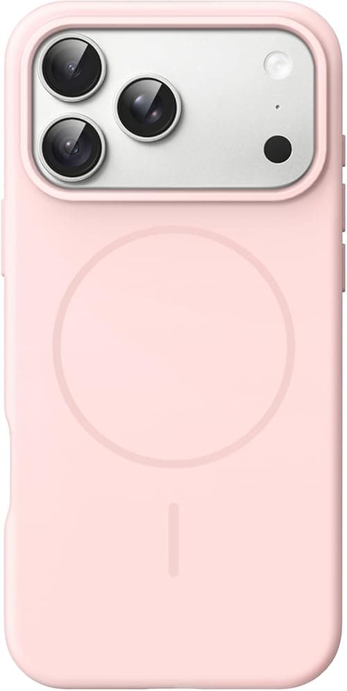 JETech Magnetic Silicone Case for iPhone 18 Pro Max, Light Pink على Amazon.ae - متتبع الأسعار