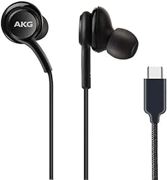 SAMSUNG Earphones USB Type-C EO-IC100, Sound by AKG, In-ear Headset Black, Wired على Amazon.ae - متتبع الأسعار
