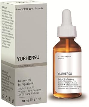 Retinol 1% Serum in Nourishing Squalane for Face with Hyaluronic Acid – High Strength Anti-Wrinkle Treatment Reduces Fine Lines, Smooths, Plumps and Hydrates Skin for Youthful Glow All Skin Types on Amazon.ae - Price Tracker