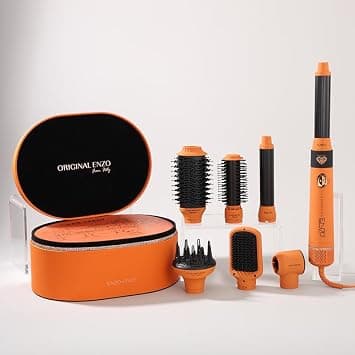 ENZO Professional EN-4133-Pro4 7-in-1 Air Hair Styler for Women, Multi-Function Hair Dryer, Auto Curler, Straightener & Volumizer, Airflow Styling Technology - Intl Version on Amazon.ae - Price Tracker