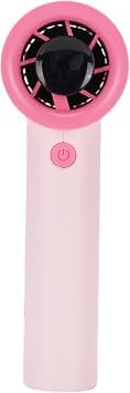 Generic Portable Handheld Fan, 3600mAh Rechargeable High Speed 21000 RPM Personal Fan with Digital Display, Quiet Adjustable Stepless Cooling Device for Travel Camping (Pink) على Amazon.ae - متتبع الأسعار