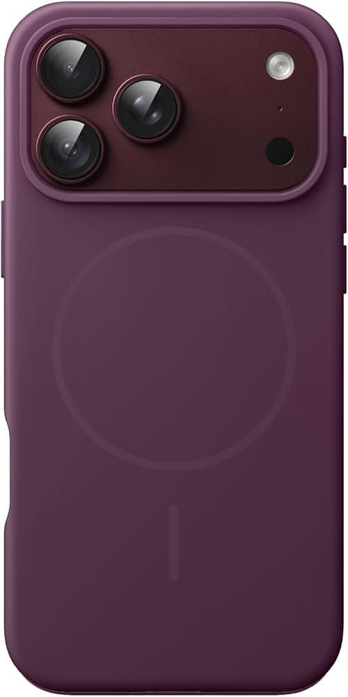 JETech Magnetic Silicone Case for iPhone 18 Pro Max, Dark Cherry على Amazon.ae - متتبع الأسعار