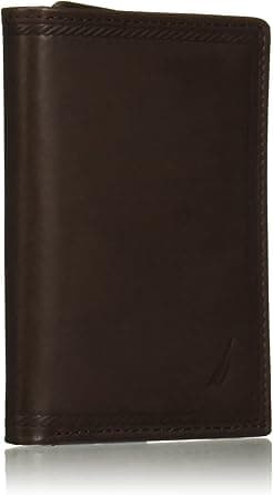 Nautica Men's Classic Leather Trifold RFID Wallet (Available in Smooth or Pebble Grain) on Amazon.ae - Price Tracker