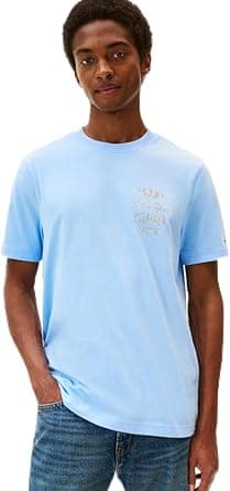 Tommy Hilfiger Mens Inverse climate grap T-Shirts (pack of 1) on Amazon.ae - Price Tracker